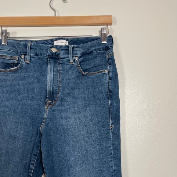 Good American • Good Legs Skinny Crop Jeans Blue 615 - Picture 3 of 6